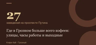 27 — заведений на проспекте Путина